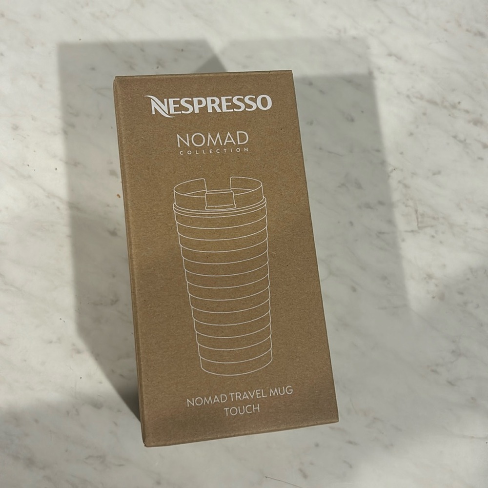New in box nespresso travel mug